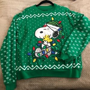 Peanuts | Sweaters | Light Up Peanuts Snoopy Christmas Sweater | Poshmark
